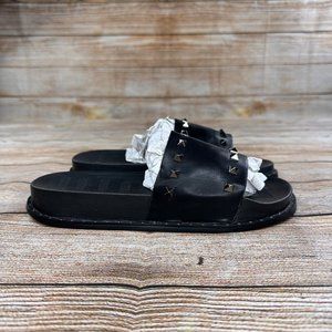 Bandia Studded Slides Women Size 8 M Platform Slip On Sandals - NEW